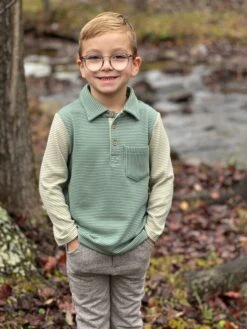 JONATHAN Grey Jersey Pants -Me & Henry HB1149c HB340ax lifestyle 2