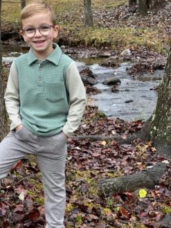 JONATHAN Grey Jersey Pants -Me & Henry HB1149c HB340ax lifestyle 3