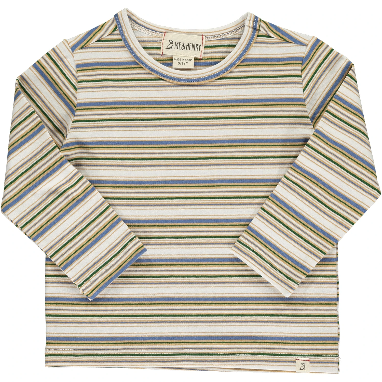 TOBY Beige/Blue/Green Tee 1 TOBY Beige/Blue/Green Tee
