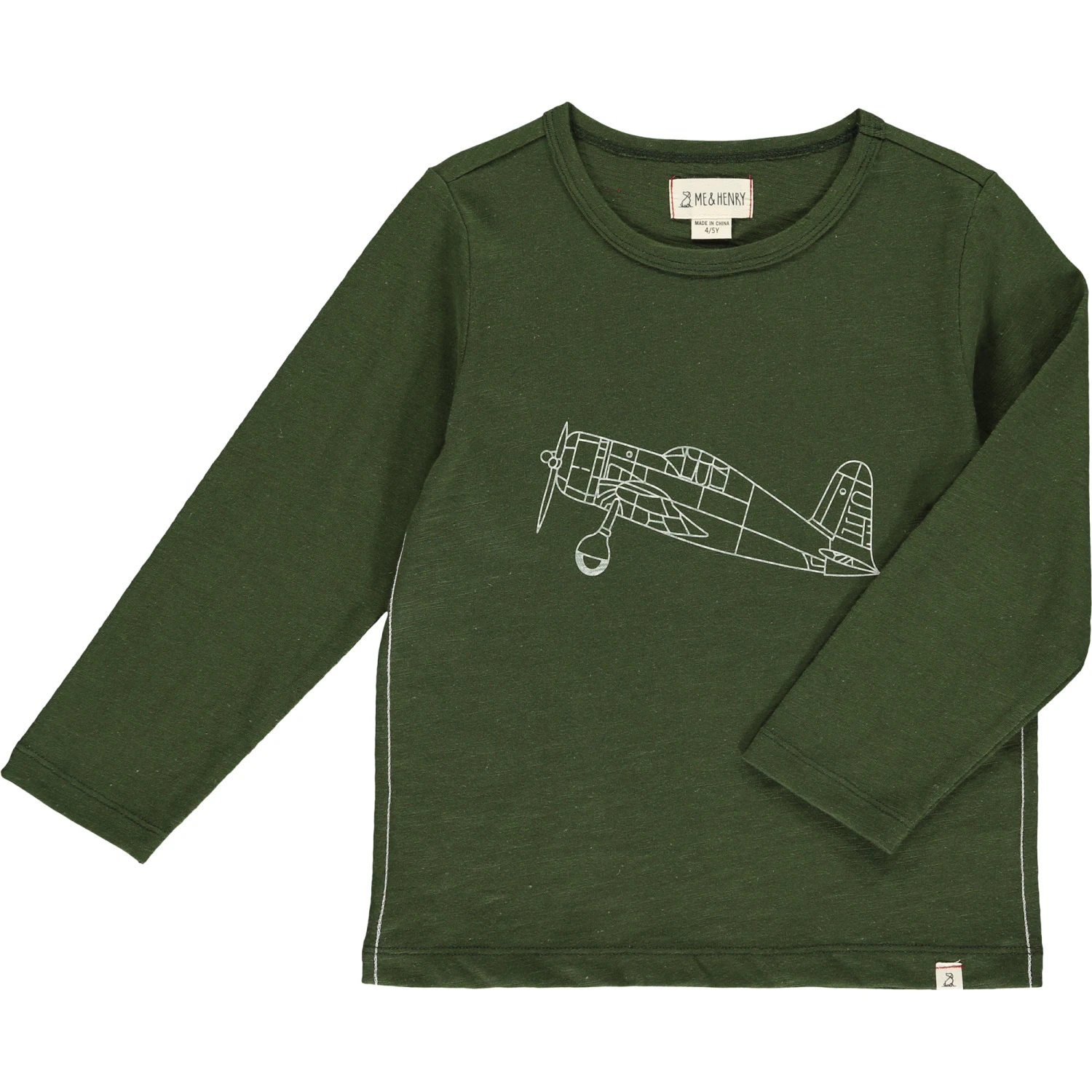 CHEROKEE Green Spitfire Printed Tee 1 CHEROKEE Green Spitfire Printed Tee