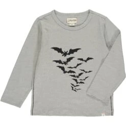 CHEROKEE Grey With Bats Printed Tee