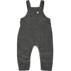 GLEASON Charcoal Woven Overalls