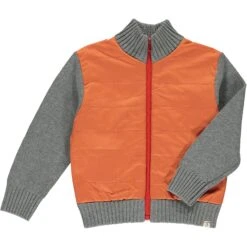 JOSHY Pumpkin W/ Grey Arms Sweater Jacket