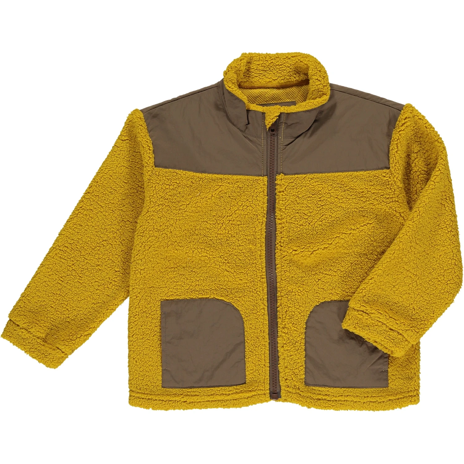 HUSKY Gold/brown Sherpa Jacket 1 HUSKY Gold/brown Sherpa Jacket