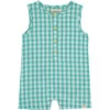 CABIN Green Plaid Playsuit