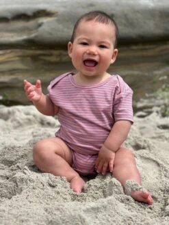 WALTY Bright Stripes Triple Pack Onesies 12 WALTY Bright Stripes Triple Pack Onesies -Me & Henry HB1201D 2