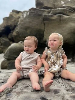 PABLO Beige Playsuit -Me & Henry HB1201E 1