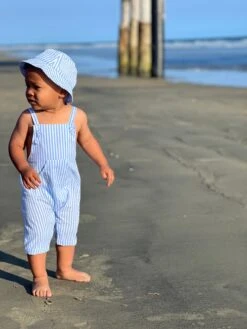 FISHERMAN Blue Stripe Woven Hat 6 FISHERMAN Blue Stripe Woven Hat -Me & Henry HB1231B 7HB1234B 7