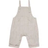 AHOY Beige Stripe Woven Overalls