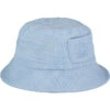 FISHERMAN Blue Heathered Woven Hat