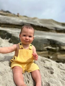 BOWLINE Gold Woven Overalls -Me & Henry HB1237G 1