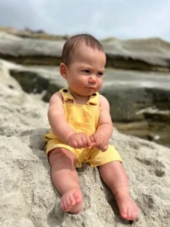 BOWLINE Gold Woven Overalls -Me & Henry HB1237G 2