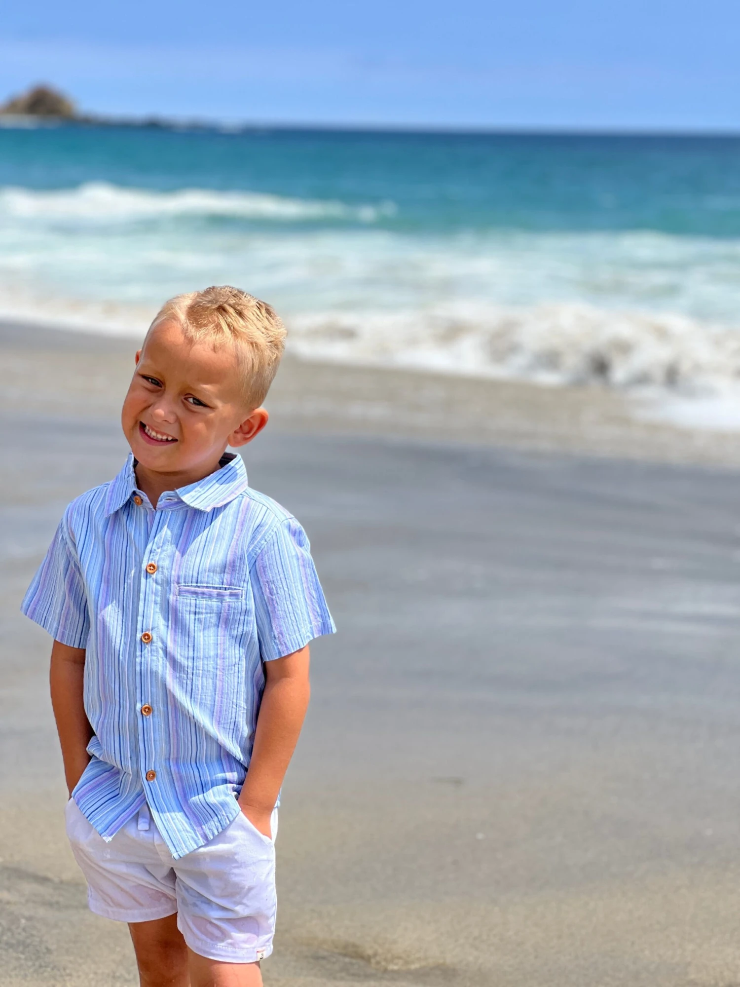 NEWPORT Multi Blue Stripe Woven Shirt 2 NEWPORT Multi Blue Stripe Woven Shirt - Image 2