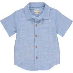 NEWPORT Pale Chambray Woven Shirt