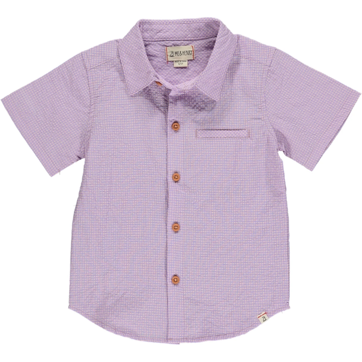 NEWPORT Lilac/Pink Seersucker Woven Shirt 1 NEWPORT Lilac/Pink Seersucker Woven Shirt