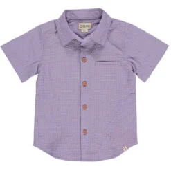 NEWPORT Blue/Pink Seersucker Woven Shirt
