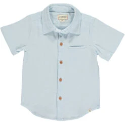 NEWPORT Pale Blue Woven Shirt