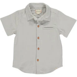 NEWPORT Pale Grey Woven Shirt