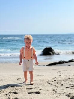 CAPTAIN Cream Shorts With Adjustable Suspenders -Me & Henry HB1241H HB1282D 1 f6b40329 2ded 48a4 9269 572ddb33a4cc