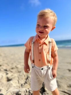 CAPTAIN Cream Shorts With Adjustable Suspenders -Me & Henry HB1241H HB1282D 4 cbcc33f2 9312 44b2 8517 c8eff355ae98