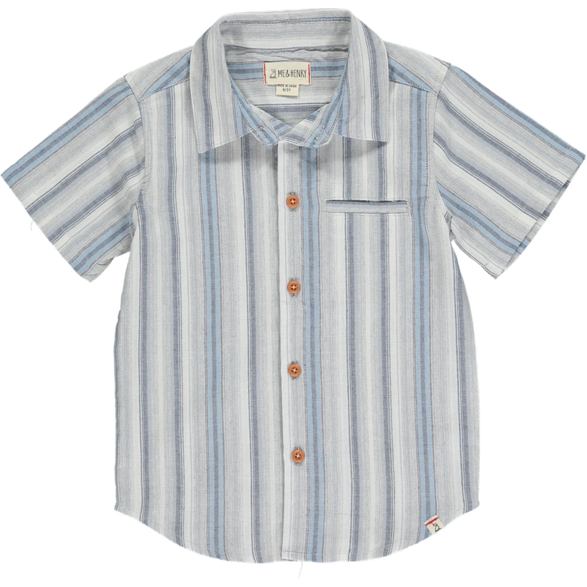NEWPORT Blue Stripe Woven Shirt 1 NEWPORT Blue Stripe Woven Shirt