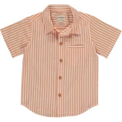 NEWPORT Orange/White Stripe Woven Shirt