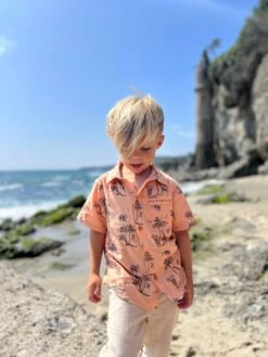 PAMPA Pale Orange Savannah Giraffe Shirt -Me & Henry HB1246A HB892D 7