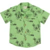PAMPA Pale Green Savannah Giraffe Shirt