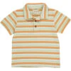 FLAGSTAFF Orange/Cream Multi Stripe Polo
