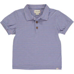 FLAGSTAFF Royal/Pink Stripe Polo