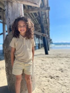 WATERGATE Terry Towelling Cream Polo -Me & Henry HB1258G 2HB170B 1