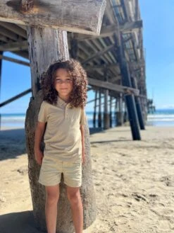 WATERGATE Terry Towelling Cream Polo -Me & Henry HB1258G 3HB170B 2