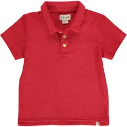WATERGATE Terry Towelling Red Polo