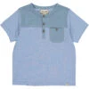 BOARDWALK Blue Panelled Top
