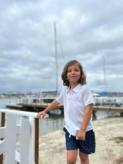 MAHALO Chambray Anchor Woven Shorts -Me & Henry HB1264E HB1288E 3