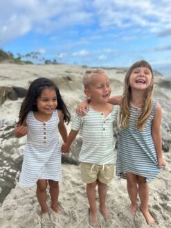 DODGER Beige/Lime/Grey Ribbed Henley Tee 7 DODGER Beige/Lime/Grey Ribbed Henley Tee -Me & Henry HB1274C HB170B 2