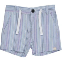 CREW Multi Blue Striped Shorts