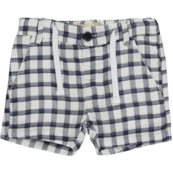Crew Navy/White Plaid Shorts