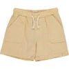 TIMOTHY Peach/Green Stripe Pique Shorts