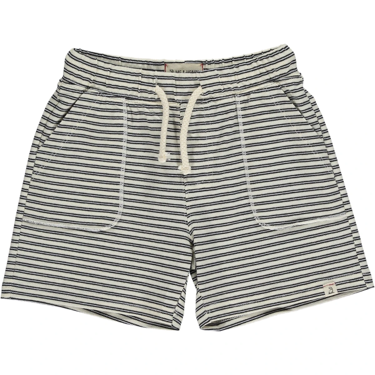TIMOTHY Black/Cream Pique Shorts 1 TIMOTHY Black/Cream Pique Shorts