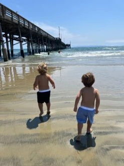 SPLASH Blue/White Swim Shorts -Me & Henry HB1286M HB1286J 1