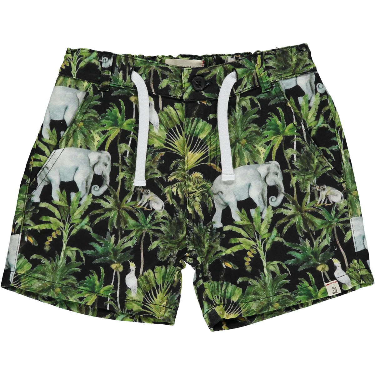 MAHALO Green Palm Woven Shorts 1 MAHALO Green Palm Woven Shorts