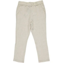 CHARLES Cream Woven Pants