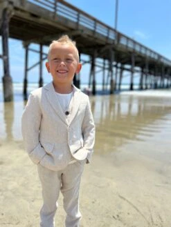 CHARLES Cream Woven Pants -Me & Henry HB1291B 2HB1290B 2HB1289B 2 60e09cdc ff03 4aa2 bb3c c17b55274abe