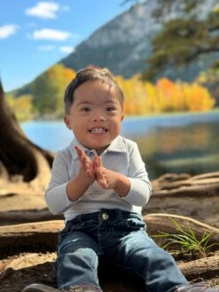 SEYMOUR Grey Pique Polo Onesie -Me & Henry HB1302Q 3HB342B 3