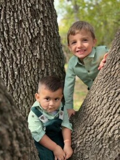 JASPER Green Seersucker Woven Onesie -Me & Henry HB1315MHB362AHB1395M 1