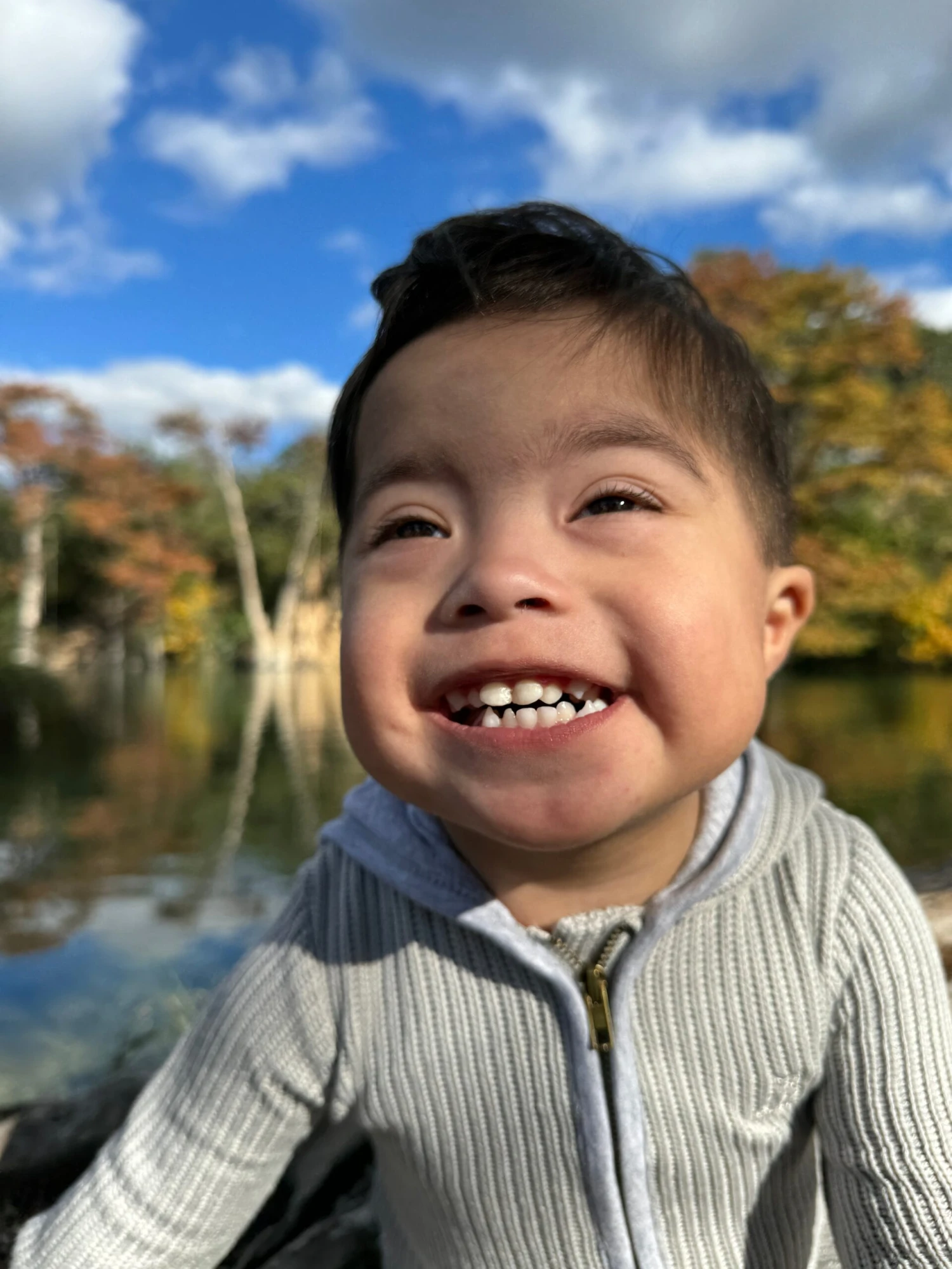 BLAINE Grey Cosy Hooded Knit Romper 3 BLAINE Grey Cosy Hooded Knit Romper - Image 3