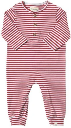 MASON Rust/White Stripe Romper