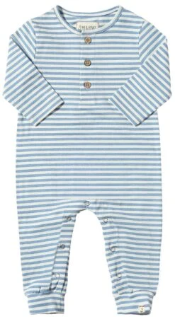 MASON China/White Stripe Romper