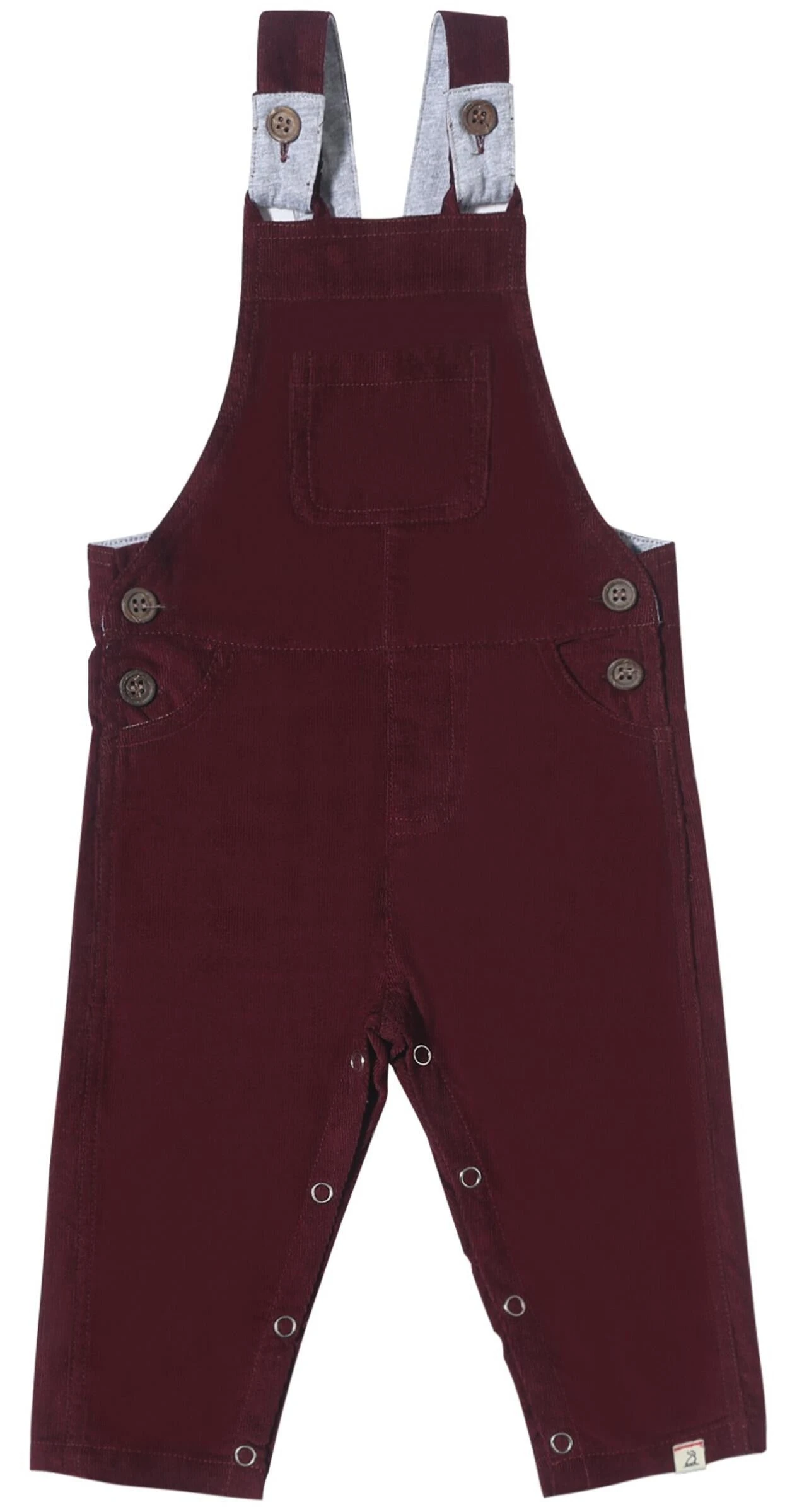 HARRISON Burgundy Cord Overalls 1 HARRISON Burgundy Cord Overalls